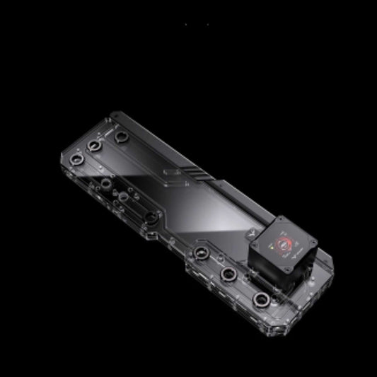 Granzon Advanced Distro Plate For Asus ROG Hyperion GR701 Case, Armor Type Acrylic Waterway Board Combo DDC Pump, 5V A-RGB, GC-AS-GR701
