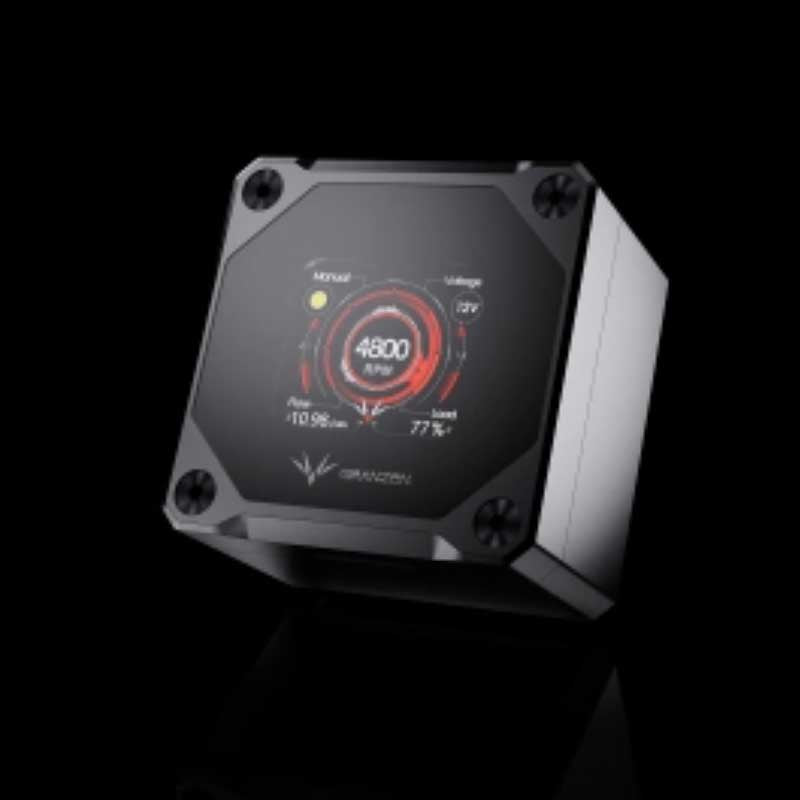 Granzon GFM III, PWM DDC Water Pump , For Computer Water Cooling, Digital Display Wireless Speed Control , Flow 700L/H Lift 6 Meter