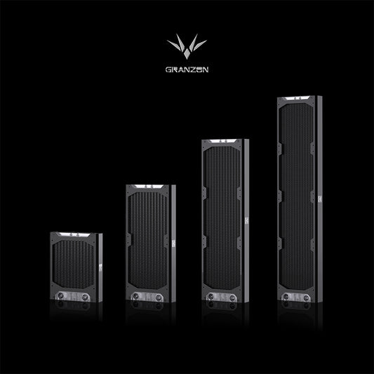 Granzon Advanced Water Cooling Radiator, 30mm Thinness Modular Radiator , For 120*120mm Fans GH120N/GH240N/GH360N/GH480N