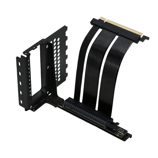 FormulaMod GPU Vertical Mounting Bracket Kit , PCIe 5.0 X16 Riser Cable 150mm , Graphics Card Steering Mounting | PC Cable