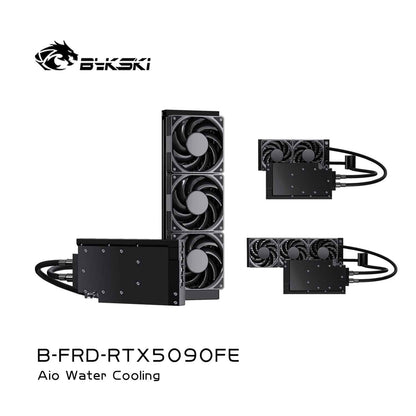 Bykski All-in-one GPU water cooling, For NVIDlA GeForce RTX 5090 Founders Edition, Water Cooling System Liquid Cooler, 240 360 Radiator, B-FRD-RTX5090FE