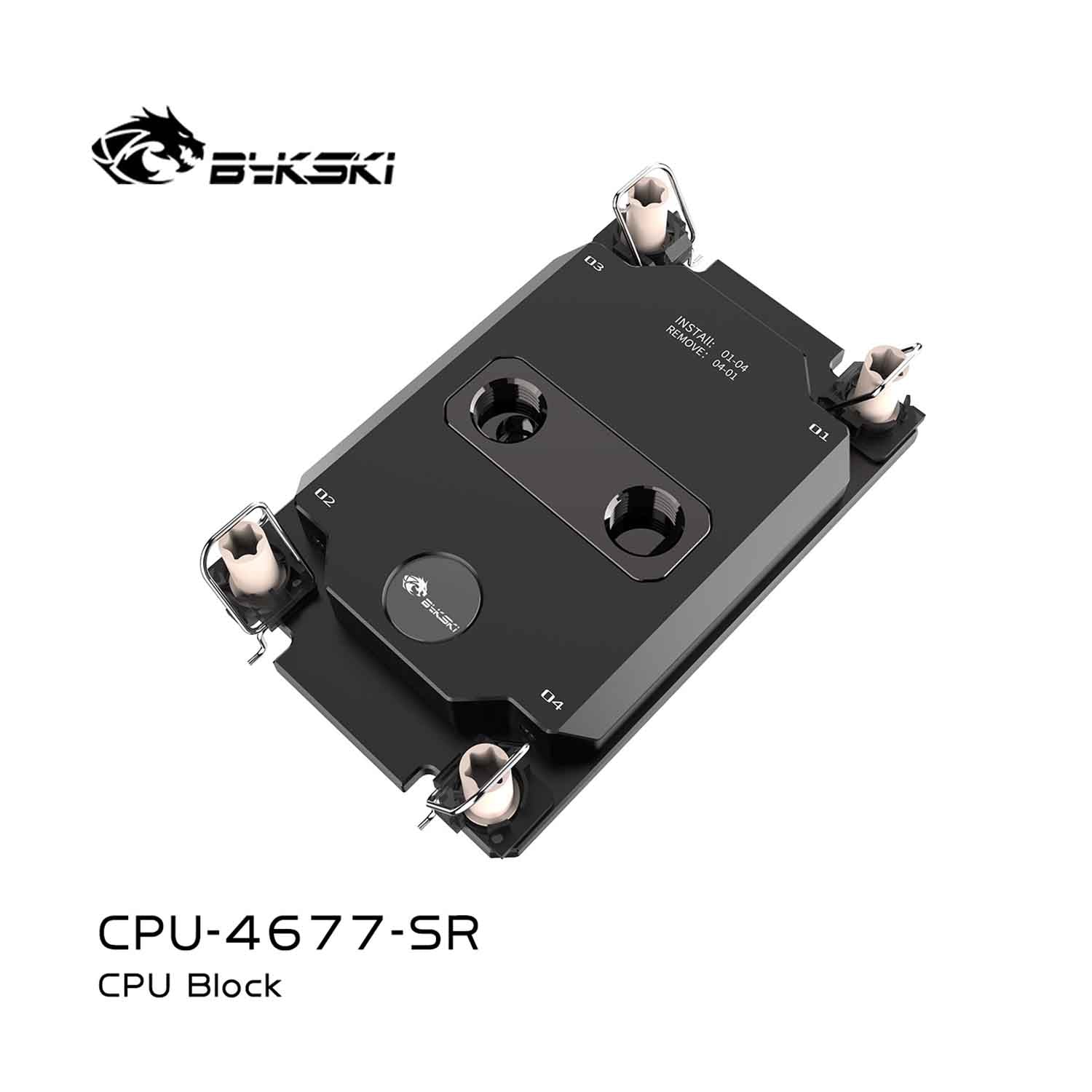 Bykski CPU Block For INTEL LGA4677 CPU Server, Water Cooling Cooler, C ...