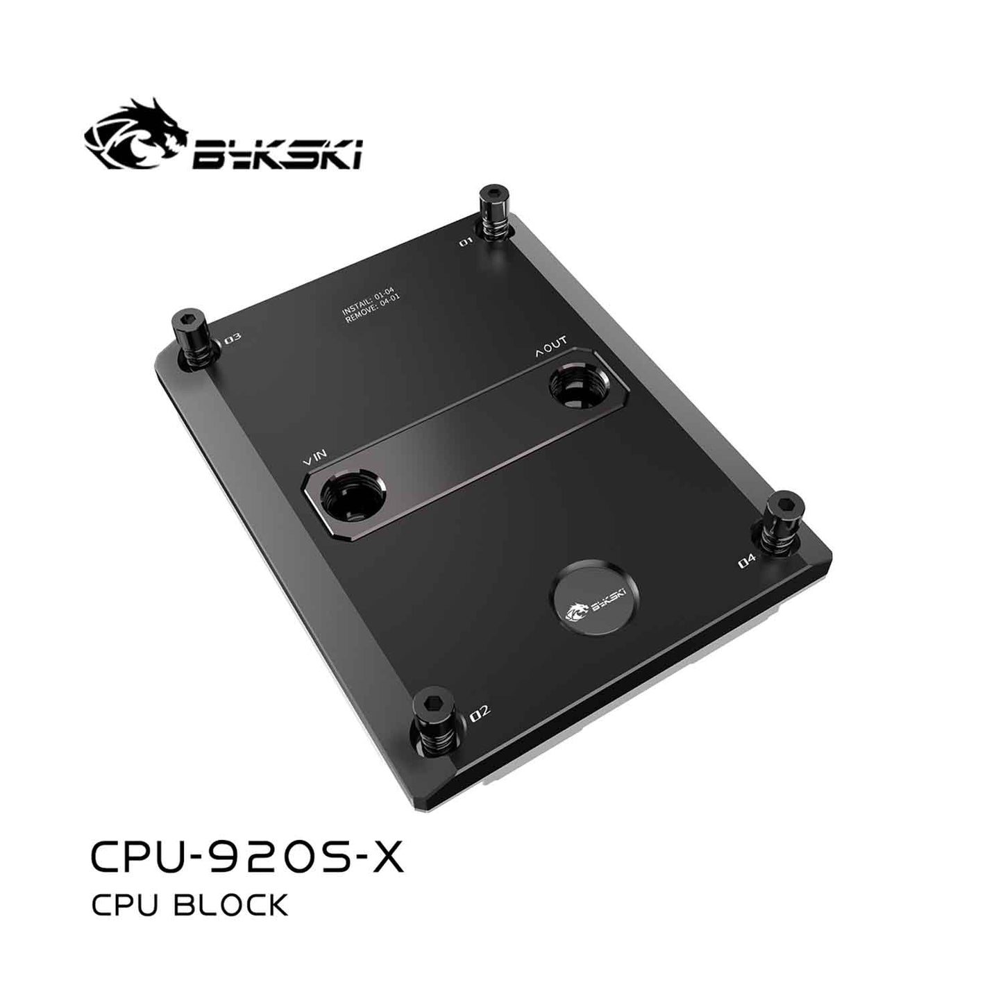Bykski CPU block for Huawei Kunpeng 920S,AI Workstation Liquid Cooling Cooler, CPU-920S-X