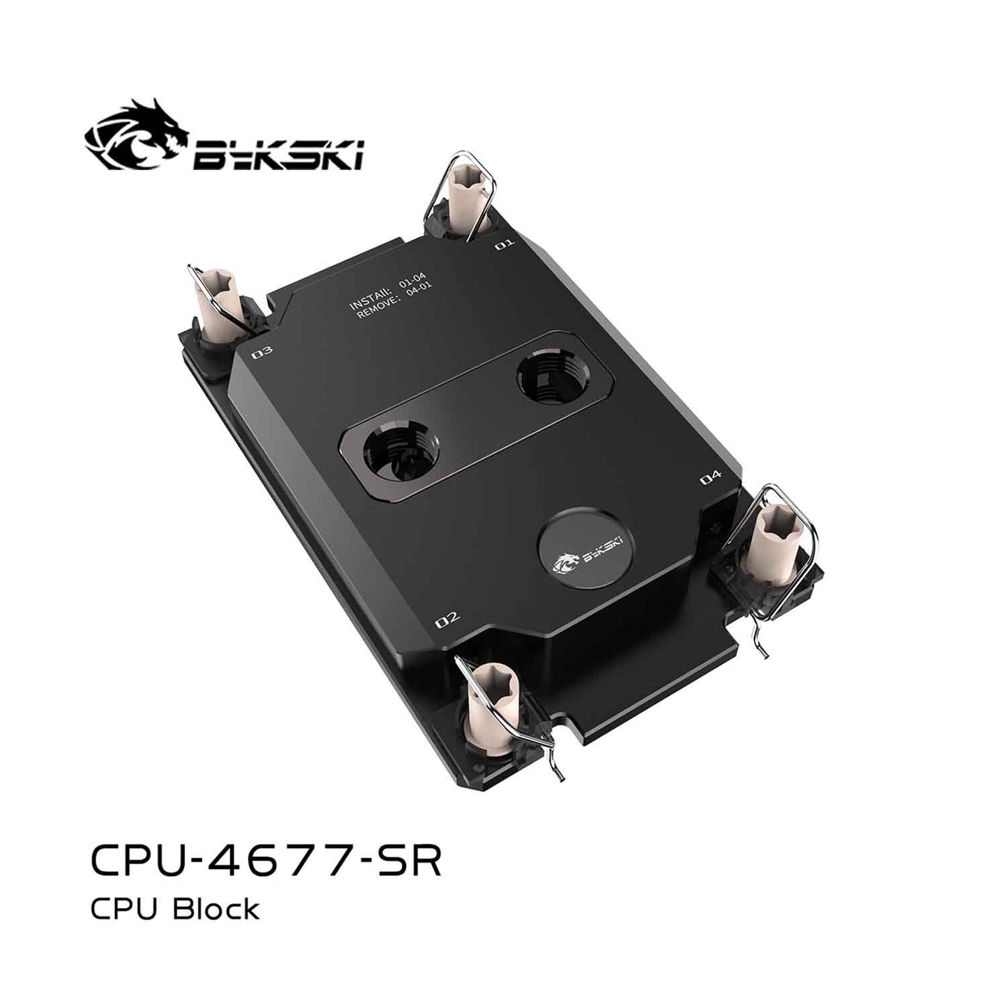 Bykski CPU Block For INTEL LGA4677 CPU Server, Water Cooling Cooler, CPU-4677-SR