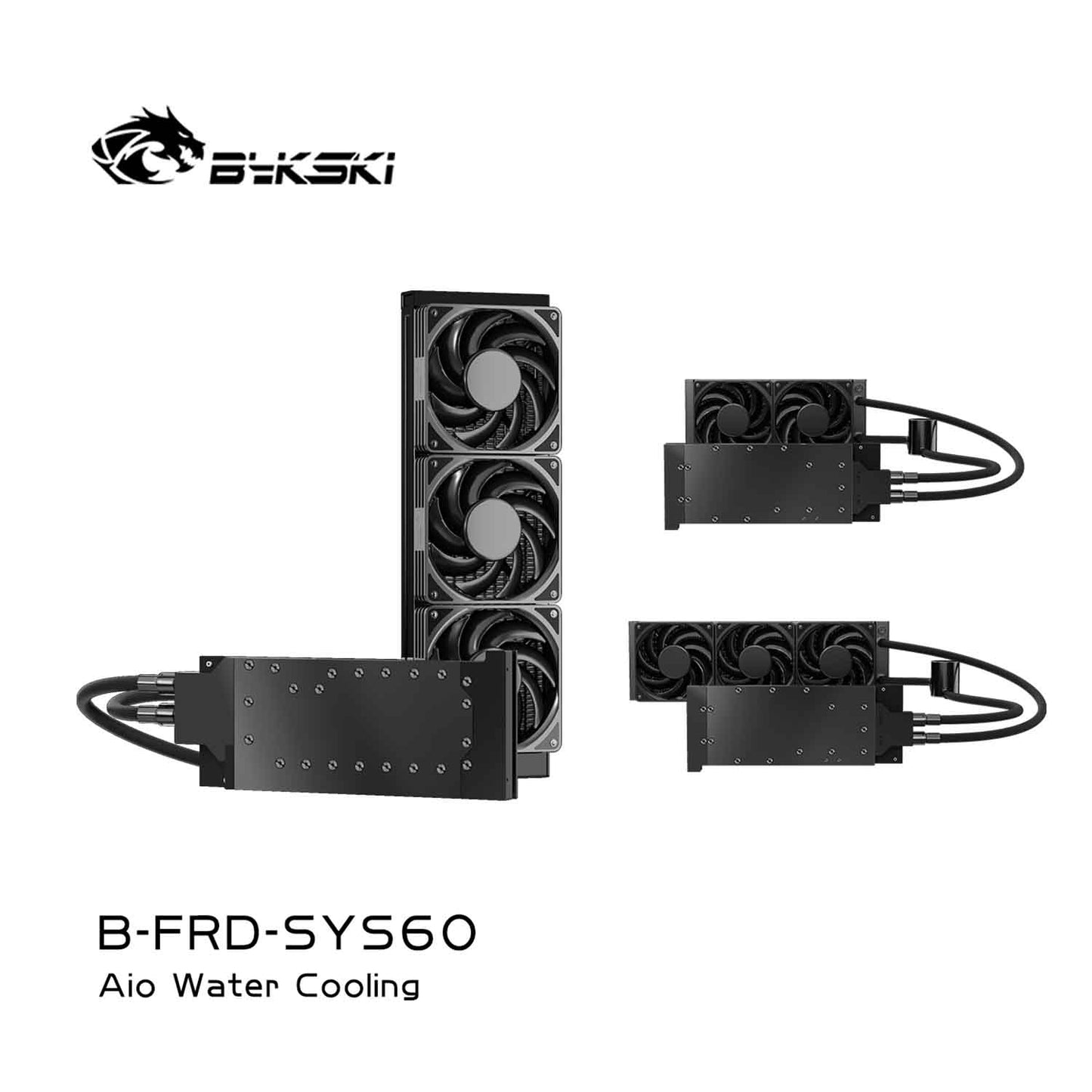 Combinaison de ventilateur de radiateur de pompe intégrée Barrow AIO, pour refroidisseur de liquide de système de refroidissement par eau, radiateur 240 360, DARIDP-30