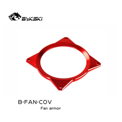 Bykski 12mm Fans Armor, Multi-colored Cover For Water Cooling Fans/Radiator Fans, B-FAN-COV