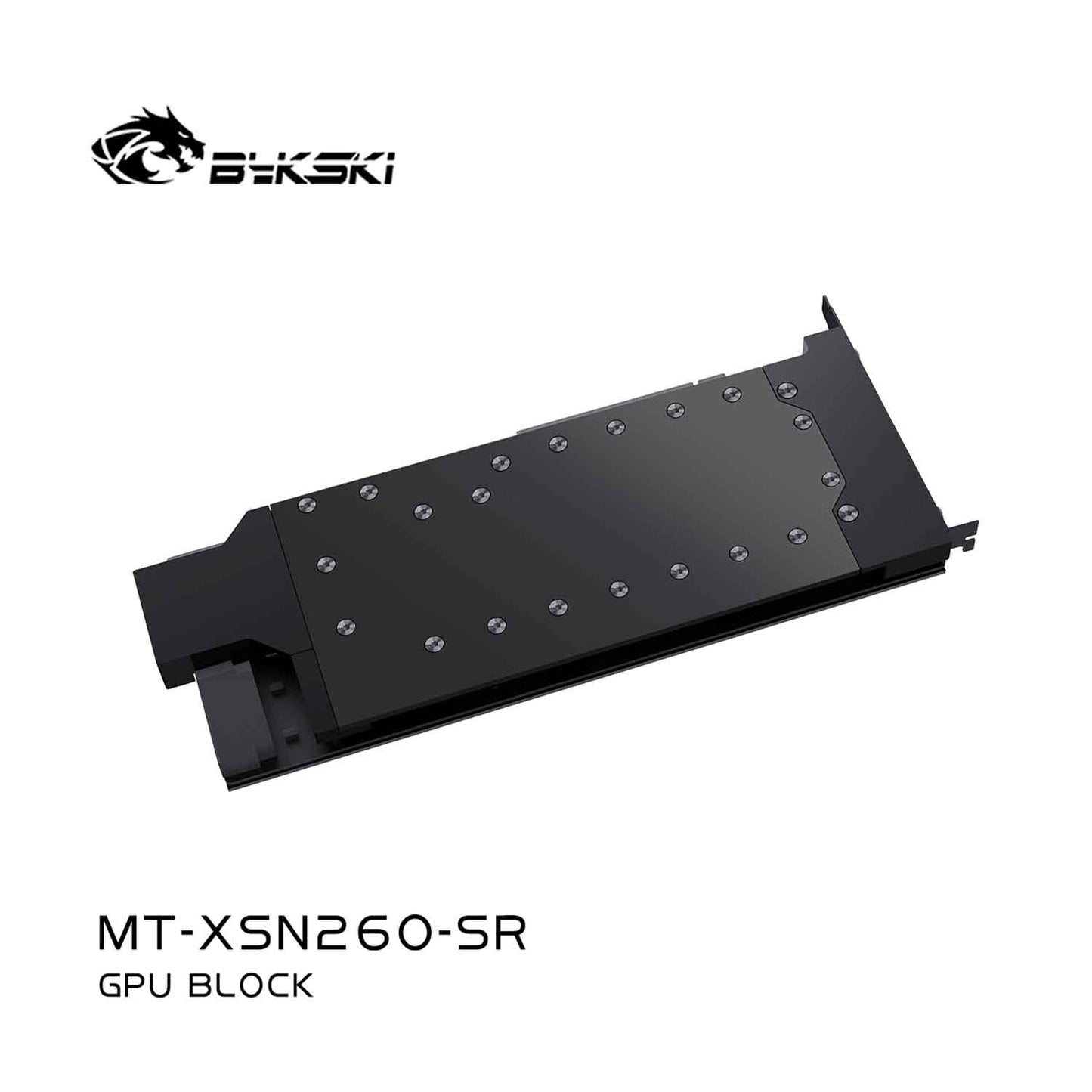 Bykski GPU Water Block For Iluvatar MUXI N 260 , All Metal Structure Water Cooling Cooler,  MT-XSN260-SR