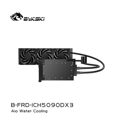 Bykski All-in-one GPU water cooling, For INNO3D GEFORCE RTX 5090D X3, Water Cooling System Liquid Cooler, 240 360 Radiator, B-FRD-ICH5090DX3