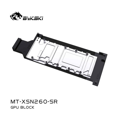 Bykski GPU Water Block For Iluvatar MUXI N 260 , All Metal Structure Water Cooling Cooler,  MT-XSN260-SR