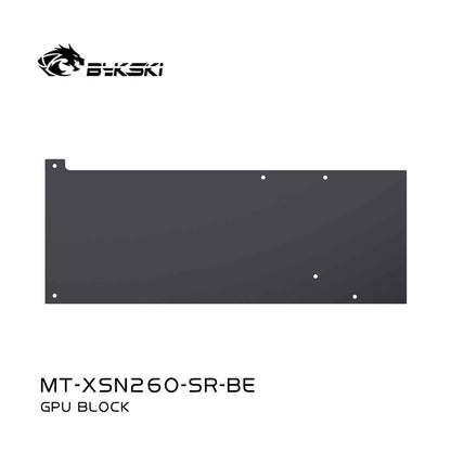 Bykski GPU Water Block For Iluvatar MUXI N 260 , All Metal Structure Water Cooling Cooler,  MT-XSN260-SR