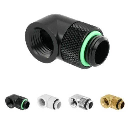 Barrow 90 Degree Rotary Fitting, G1/4'' Thread Adapter, 180° Rotatable Convenient For Tubeway Connection, Common Water Cooling Fitting, TWT90-v2.5