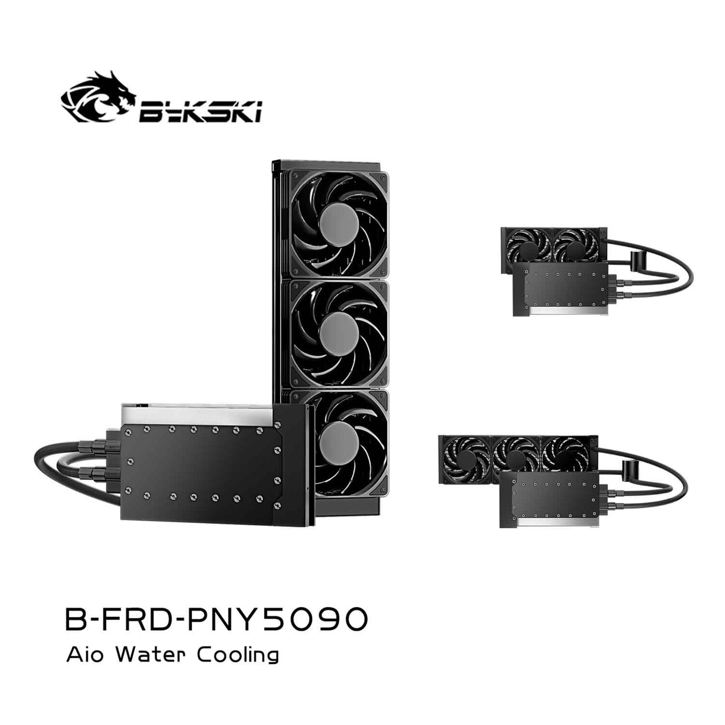 Bykski All-in-one GPU water cooling, For INNO3D PNY GeForce RTX 5090, Water Cooling System Liquid Cooler, 240 360 Radiator, B-FRD-PNY5090