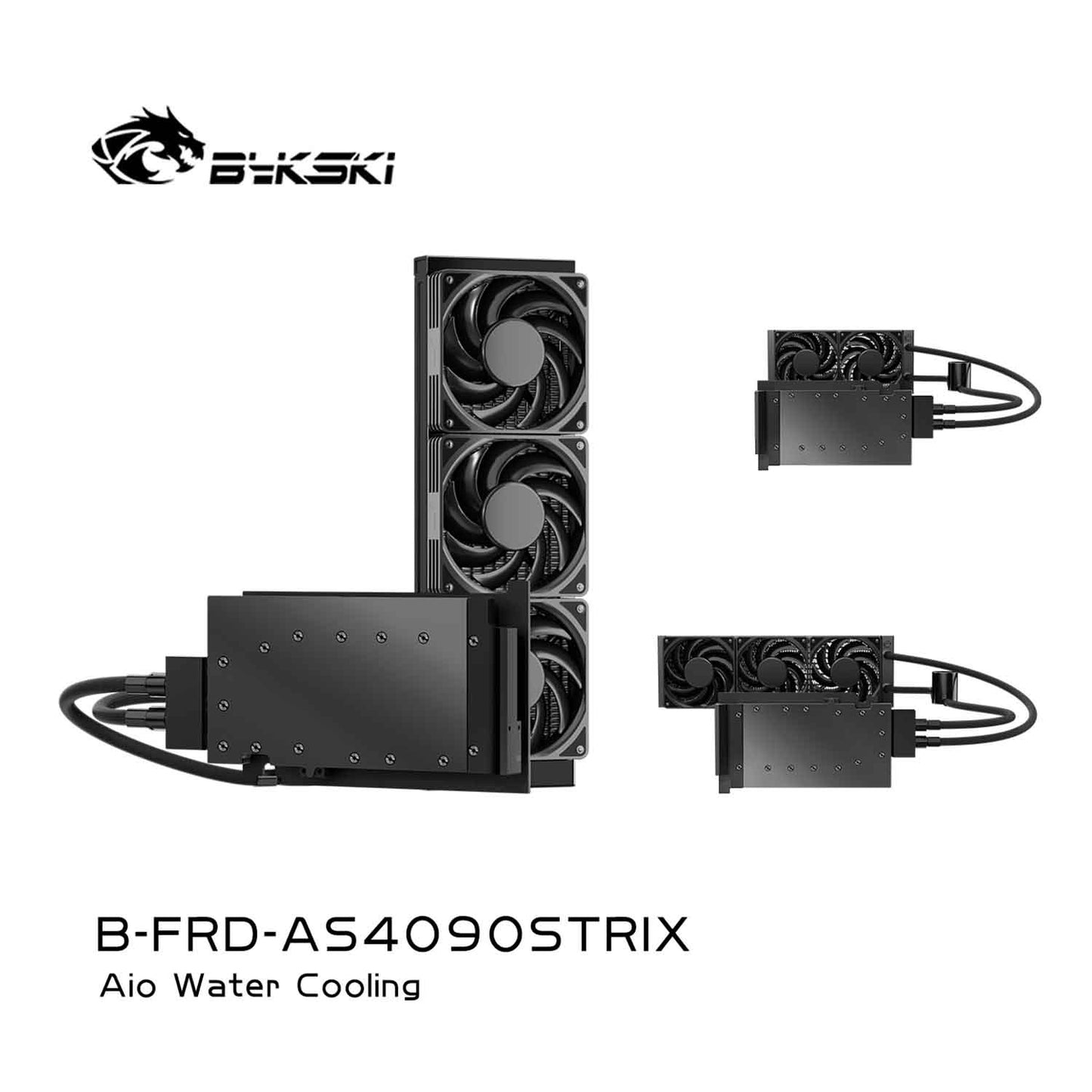 Bykski All-in-one GPU water cooling, For ASUS TUF/ROG, Water Cooling System Liquid Cooler, 240 360 Radiator, B-FRD-AS4090STRIX