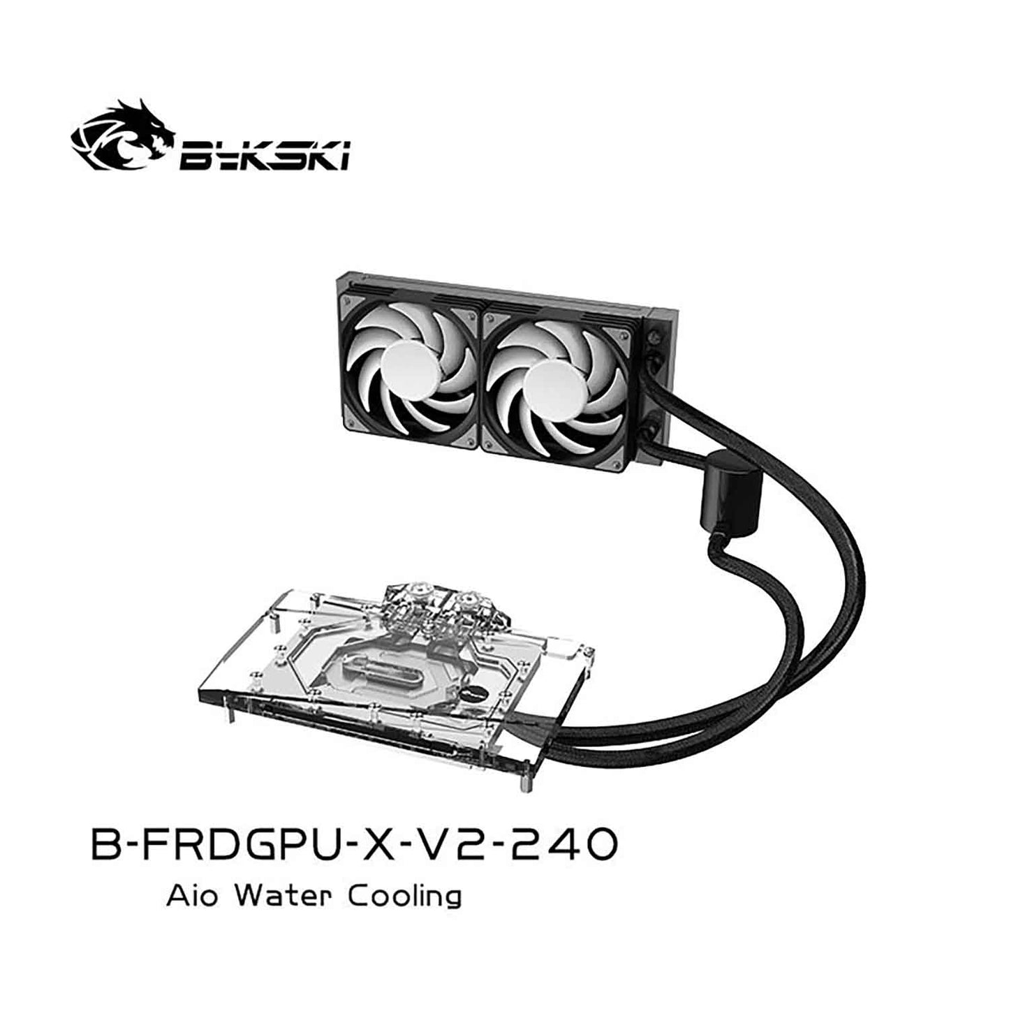 Combinaison de ventilateur de radiateur de pompe intégrée Barrow AIO, pour refroidisseur de liquide de système de refroidissement par eau, radiateur 240 360, DARIDP-30