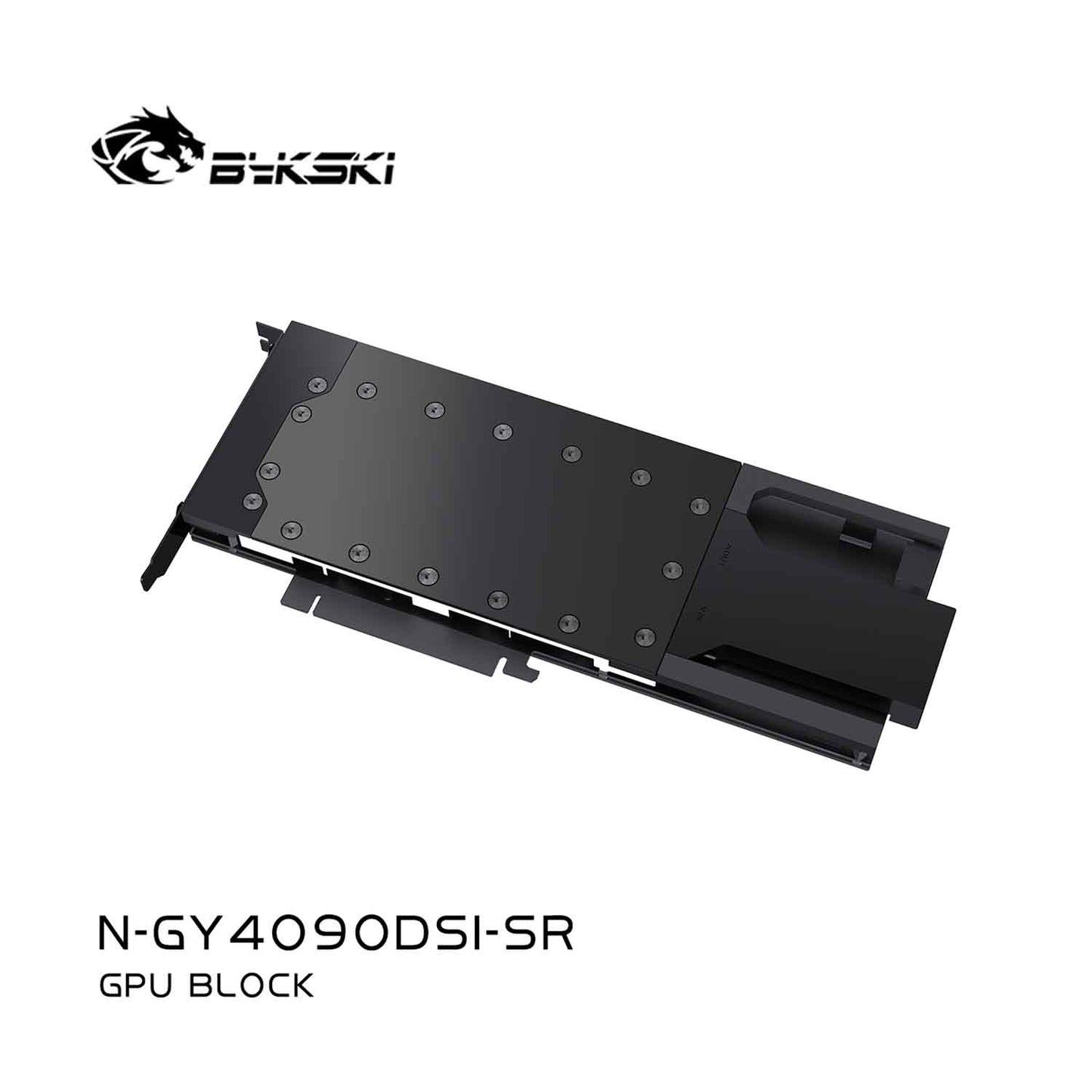 Bykski GPU Block For GAINWARD Gerorce RIX 4090D, High Heat Resistance Material POM + Full Metal Construction, Full Cover GPU Water Cooling Cooler Radiator Block N-GY4090DSI-SR