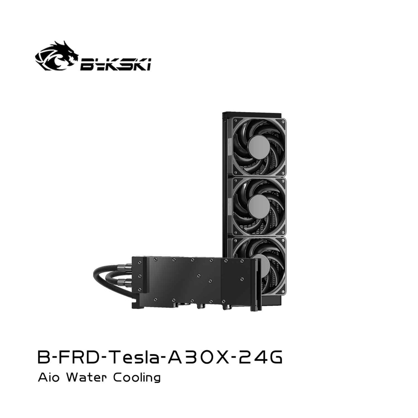 Bykski All-in-one GPU water cooling, For NVIDlA Tesla A30X 24G, Water Cooling System Liquid Cooler, 240 360 Radiator, B-FRD-Tesla-A30X-24G