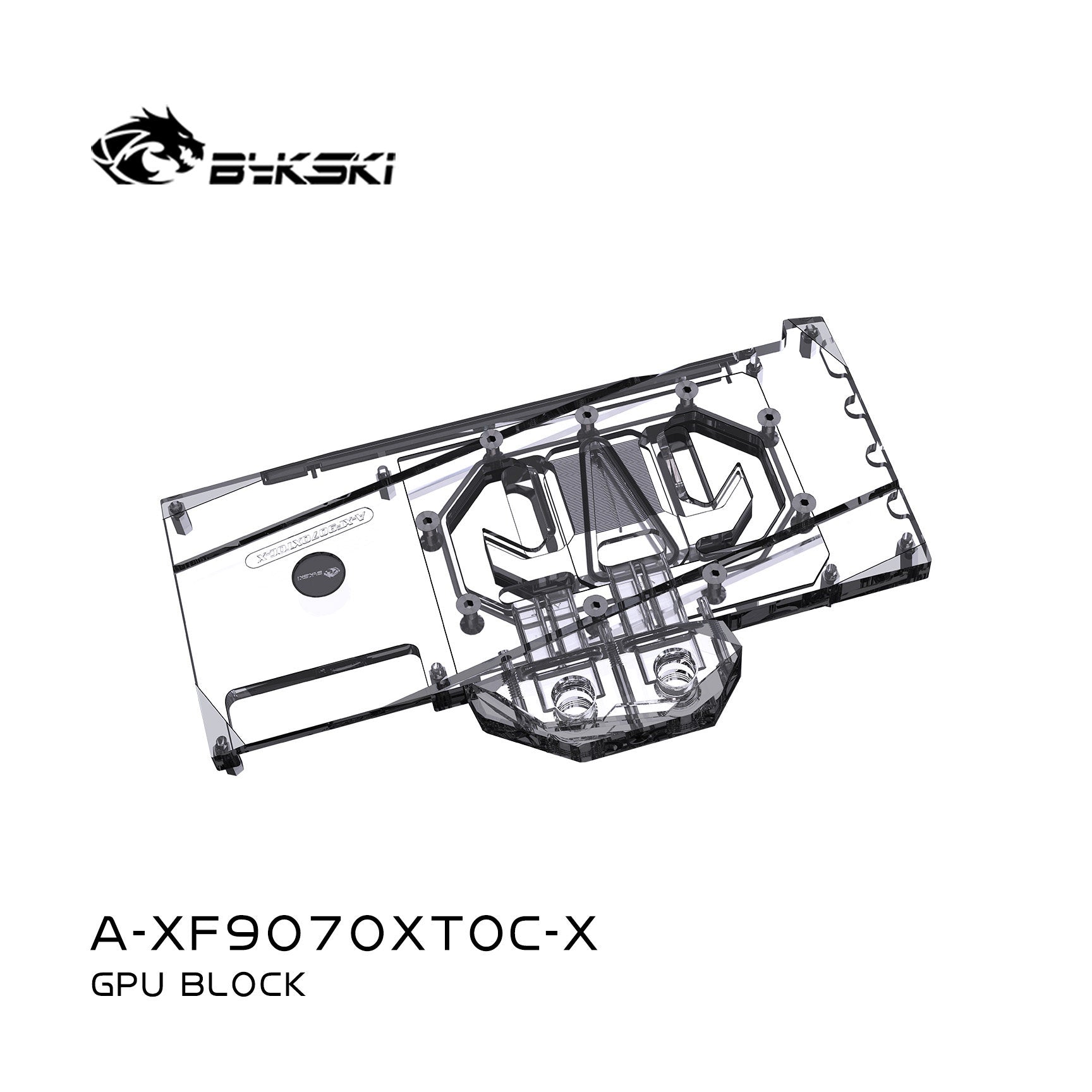 FormulaMod Bykski RTX 5080 full-cover GPU waterblock — multi-GPU local AI cooling (view 2)