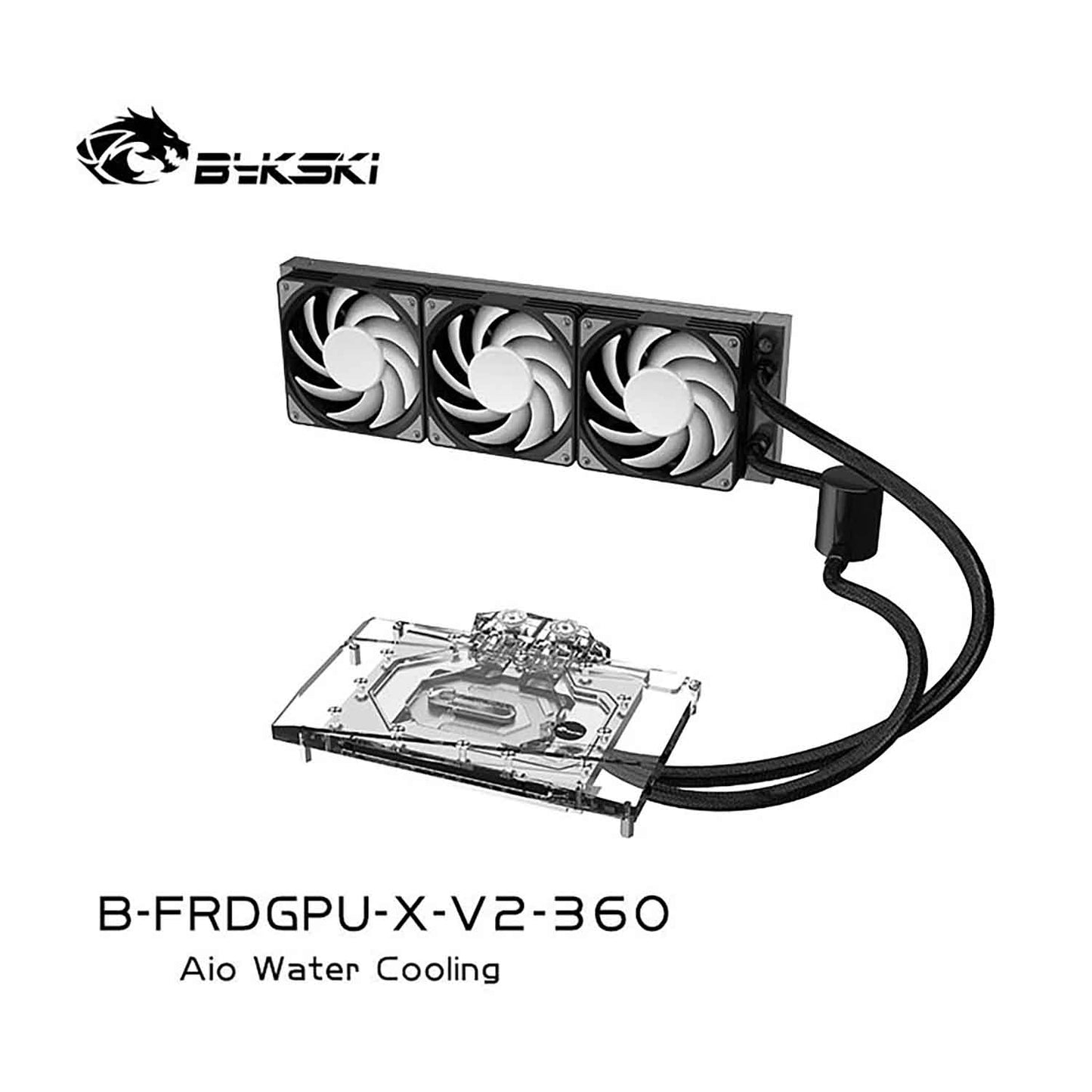 Combinaison de ventilateur de radiateur de pompe intégrée Barrow AIO, pour refroidisseur de liquide de système de refroidissement par eau, radiateur 240 360, DARIDP-30