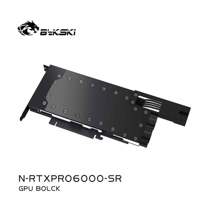 Bykski GPU Water Block For NVIDIA RTX Pro 6000 , All Metal Structure Water Cooling Cooler,  N-RTXPRO6000-SR