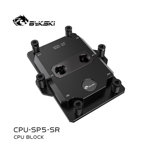 Bykski CPU Block For AMD SP5 Server, AI Cloud Server, Water Cooling Cooler, CPU-SP5-SR