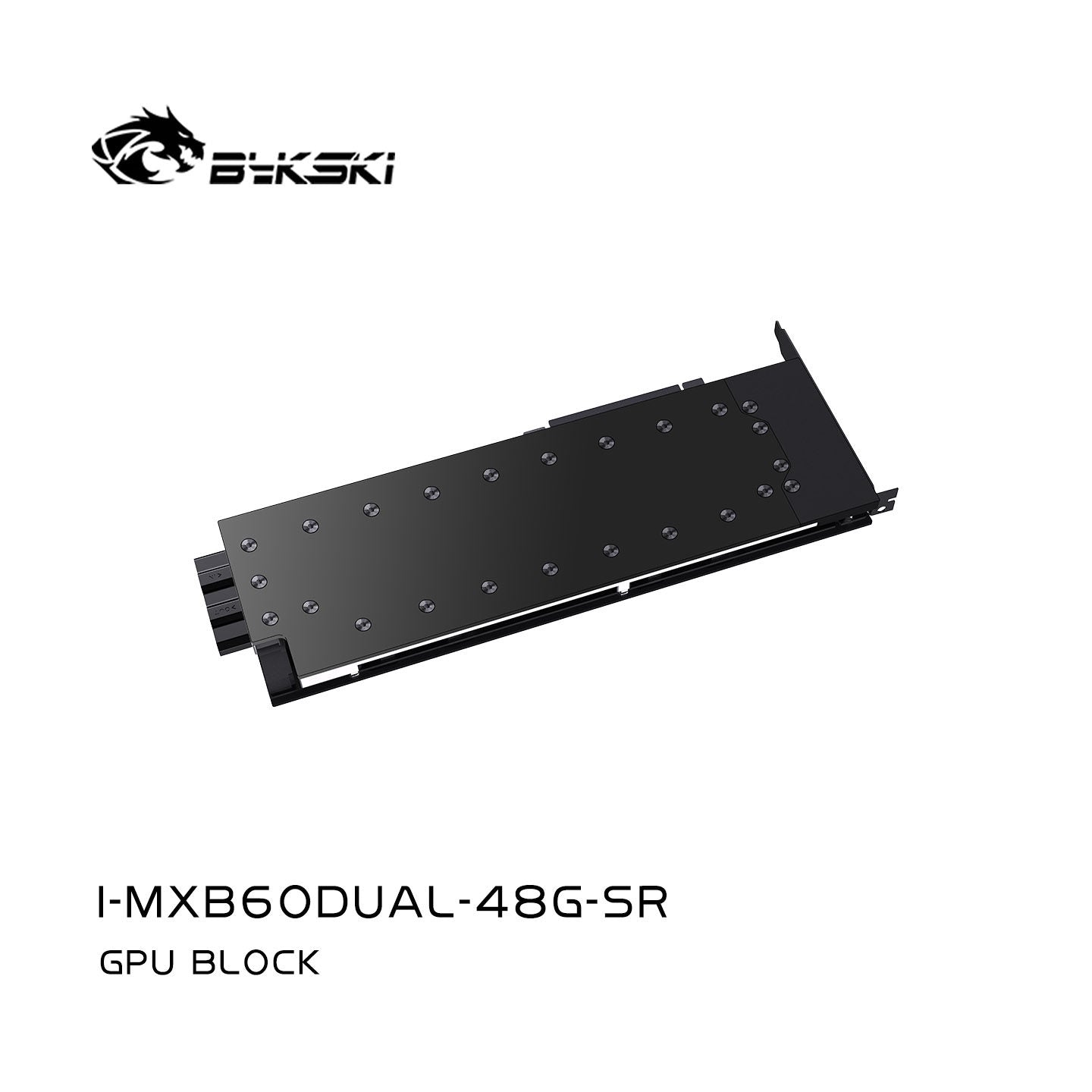 Bykski GPU Water Block For MAXSUN Intel Arc Pro B60 Dual 48G TurboG, Full Cover With Backplate PC Water Cooling Cooler, I-MXB60DUAL-48G-SR