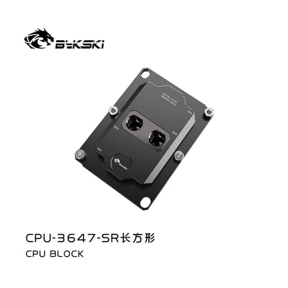 Bykski CPU block for Intel LGA3647 Server, AI Cloud Server, Water Cooling Cooler CPU-3647-SR
