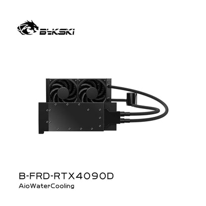 Bykski All-in-one GPU Water Cooling, For NVIDIA RTX4090D , Water Cooling System Liquid Cooler, 240 360 Radiator, B-FRD-RTX4090D