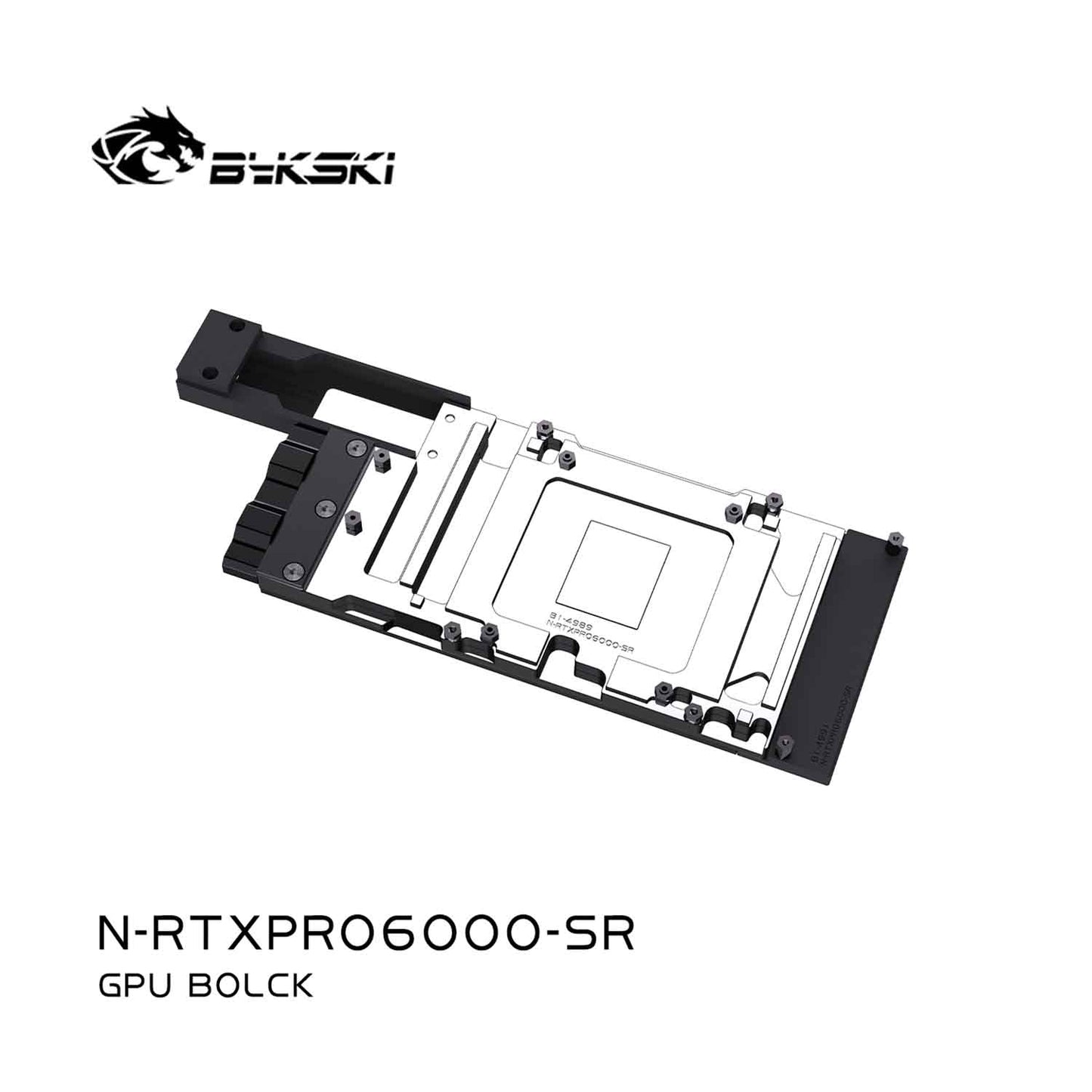 Bykski GPU Water Block For NVIDIA RTX Pro 6000 , All Metal Structure Water Cooling Cooler,  N-RTXPRO6000-SR
