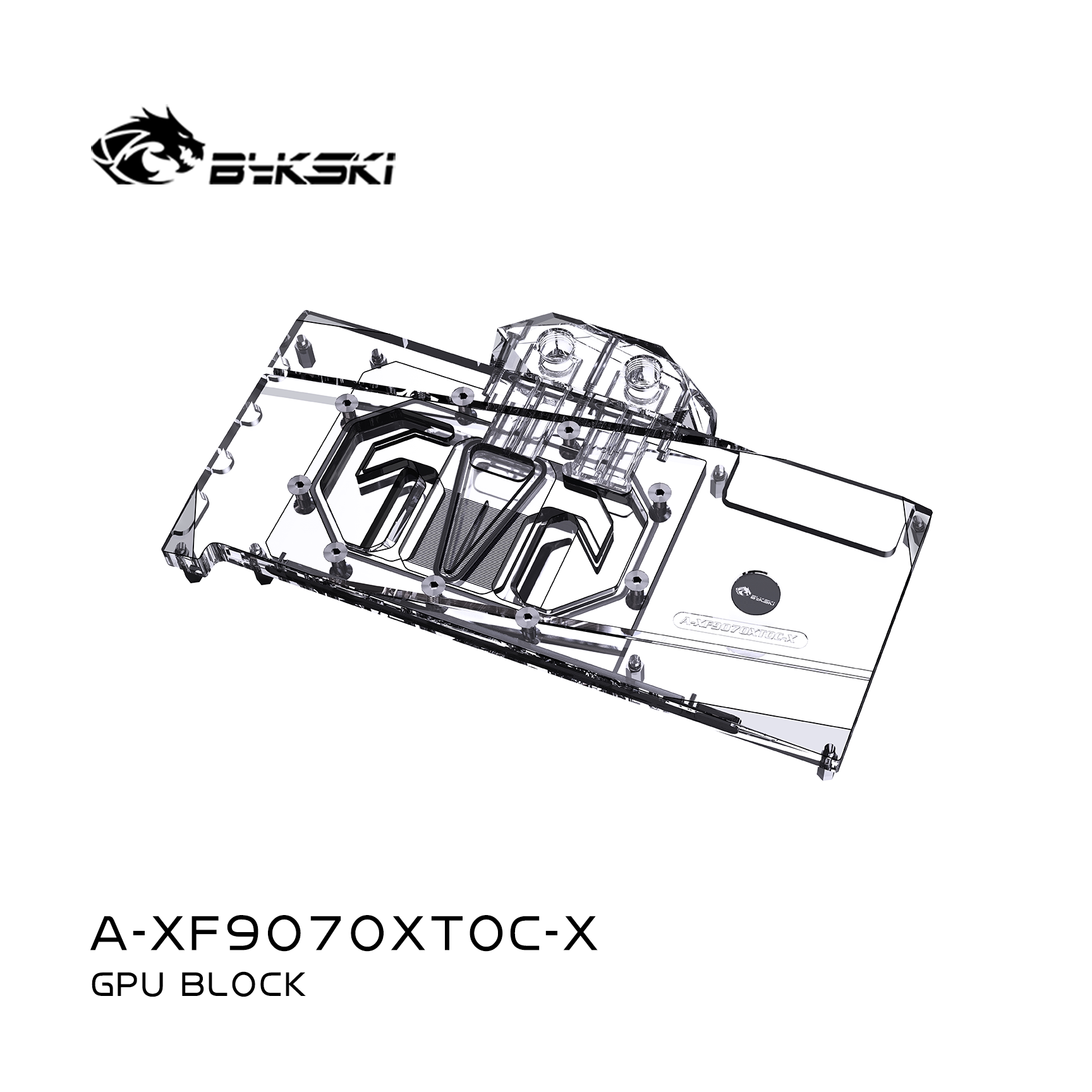 FormulaMod Bykski RTX 5080 full-cover GPU waterblock — multi-GPU local AI cooling (view 5)