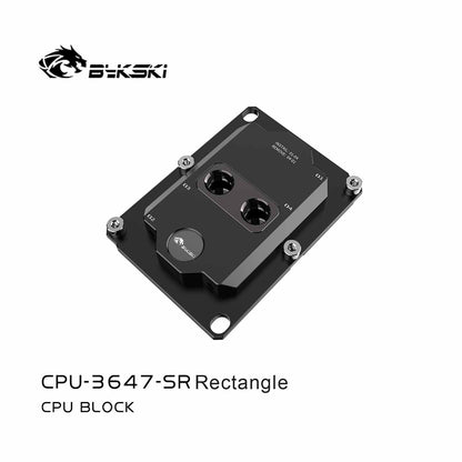 Bykski CPU block for Intel LGA3647 Server, AI Cloud Server, Water Cooling Cooler CPU-3647-SR