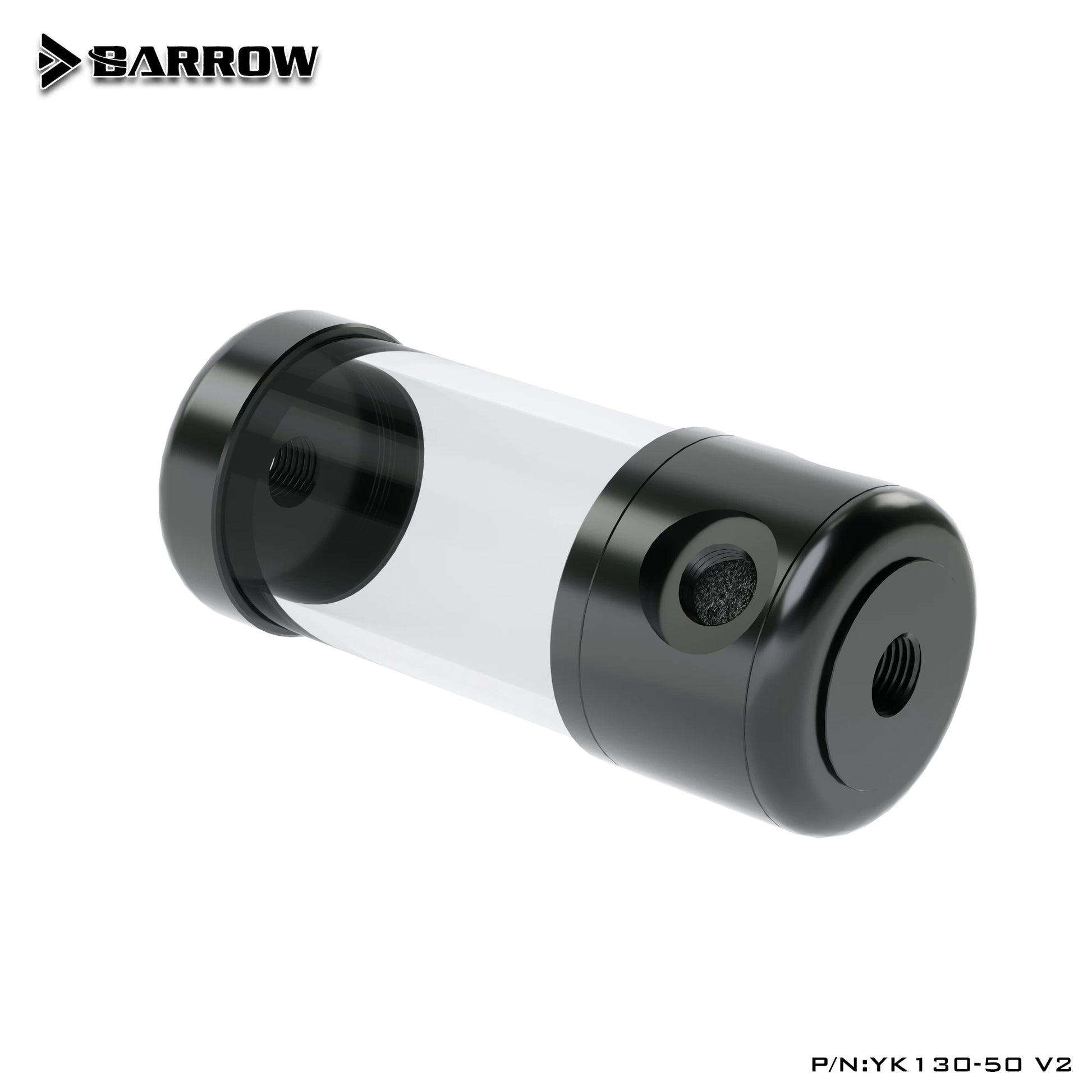 Barrow YK-50V2, 50mm Diameter Acrylic Cylindrical Tanks , Transparent Wall, 130/180/230/280mm | Water Cooling Accessory