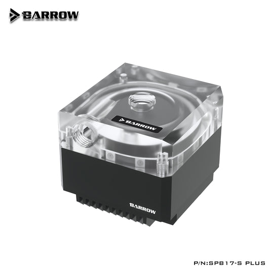 Barrow SPB17-S-PLUS, Pompes PWM Version PLUS 17W, LRC 2.0 avec couvercle de radiateur en aluminium,