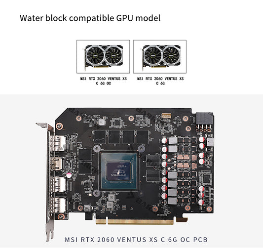 FormulaMod Barrow RTX 2060 full-cover GPU waterblock — silent local AI workload cooling (view 2)
