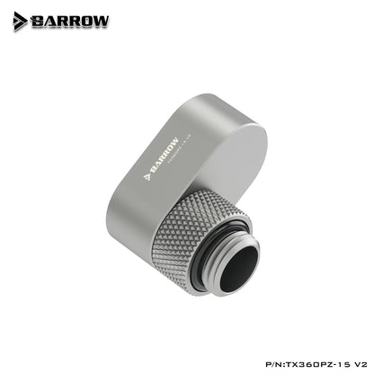 Barrow TX360PZ, raccords décalés rotatifs à 360 degrés, raccords d'extension G1/4 6 mm mâle à femelle