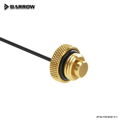Barrow 10K Temperature Water Stop Sealing Plugs , G1/4 Water Cooling Plugs ,Standard Type And Extended Type, TCWD-V1/TCWDL-V1