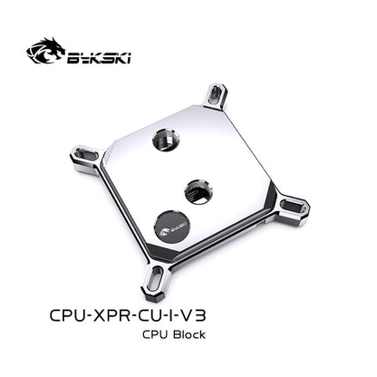 Bykski CPU Water Block For Intel LGA115X 1700 / AMD AM4 AM5, CPU Water Cooling, CPU-XPR-I-V3 CPU-XPR-M-V3