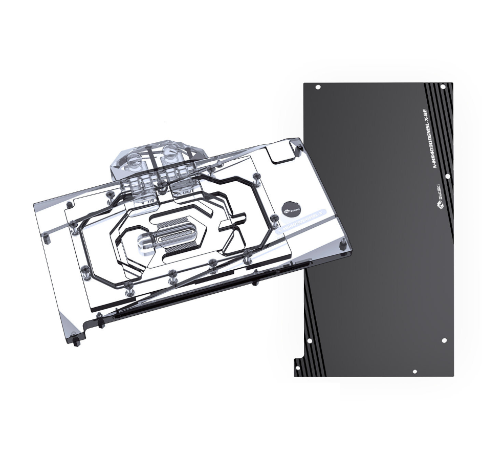 Bykski GPU Block For MSI GeForce RTX™ 4080 SUPER,Full Cover With Backplate PC Water Cooling Cooler N-MS4080SGMSL-X