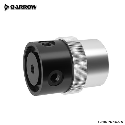 Barrow 18W PWM Pump, D5 Series Multi-color Combination With Aluminum Alloy Heatsink Cover, Water Cooling Pump, SPG40A-X