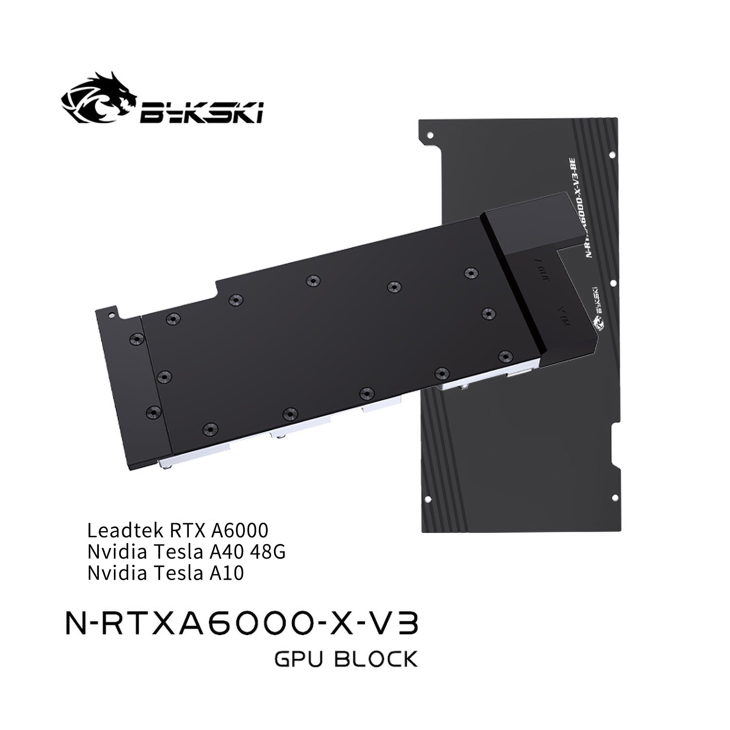 Bykski GPU Block For Leadtek RTXA6000 / Nvidia Tesla A40 48G / Nvidia ...