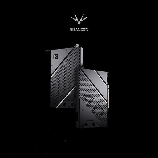 Granzon Full Armor GPU Block For Gigabyte RTX 4070 Windforce / Aorus Xtreme Windforce 24G, Bykski Premium Sub-Brand High Quality Series GPU Water Cooling Cooler, GBN-MS4070TIVES
