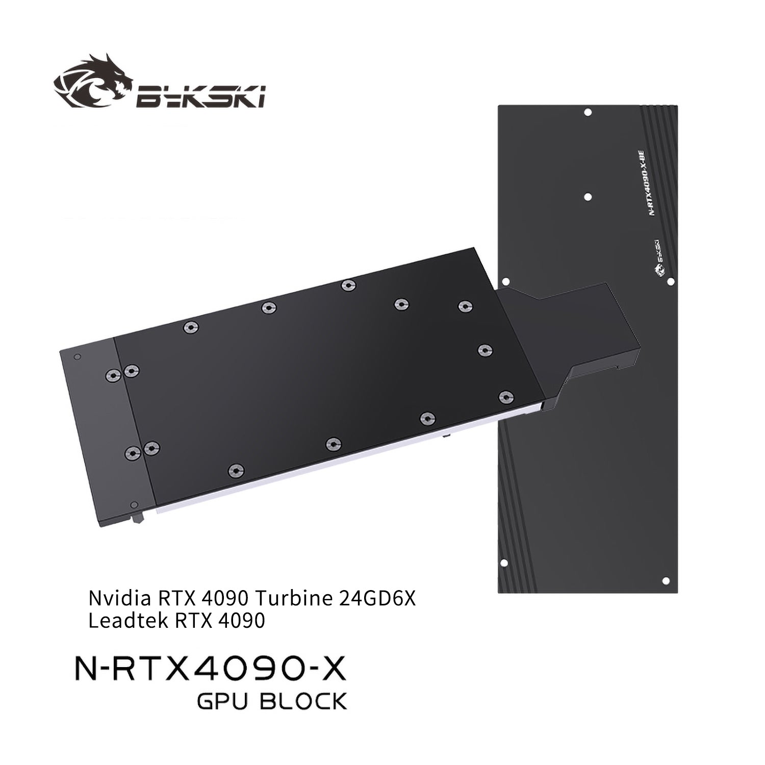Bykski GPU Block For Nvidia RTX 4090 Turbine 24GD6X / Leadtek RTX 4090 ...