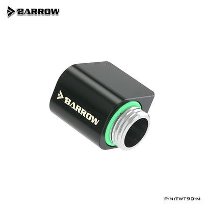 Barrow MINI 90 Degree Rotating Adapter, 21MM Adapter Fitting, Water Cooling Tube Angled Fitting, | Water Cooling Fitting