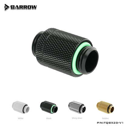 Barrow G1/4" Male To Male Rotary Connectors / Extender (20.2-23.2mm), PC Water Cooling System, TQBX2D-V1