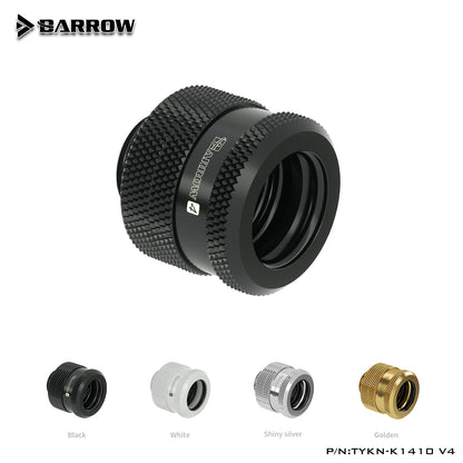 Barrow OD14mm Hard Tube Fittings, G1/4 Adapters For OD14mm Hard Tubes, TYKN-K1410 V4