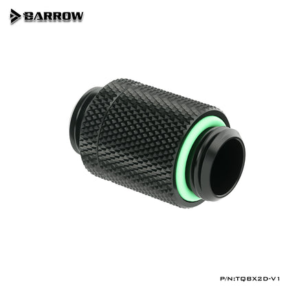 Barrow G1/4" connecteurs rotatifs mâle à mâle/rallonge (20,2-23,2 mm) système de refroidissement par eau PC TQBX2D-V1