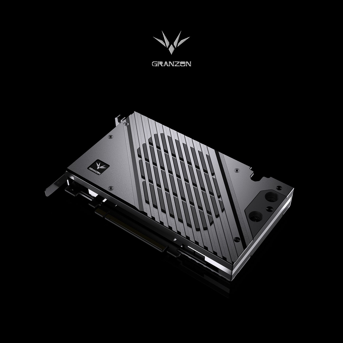 Granzon Full Armor GPU Block For Gigabyte RTX 4070 Windforce / Aorus Xtreme Windforce 24G, Bykski Premium Sub-Brand High Quality Series GPU Water Cooling Cooler, GBN-MS4070TIVES