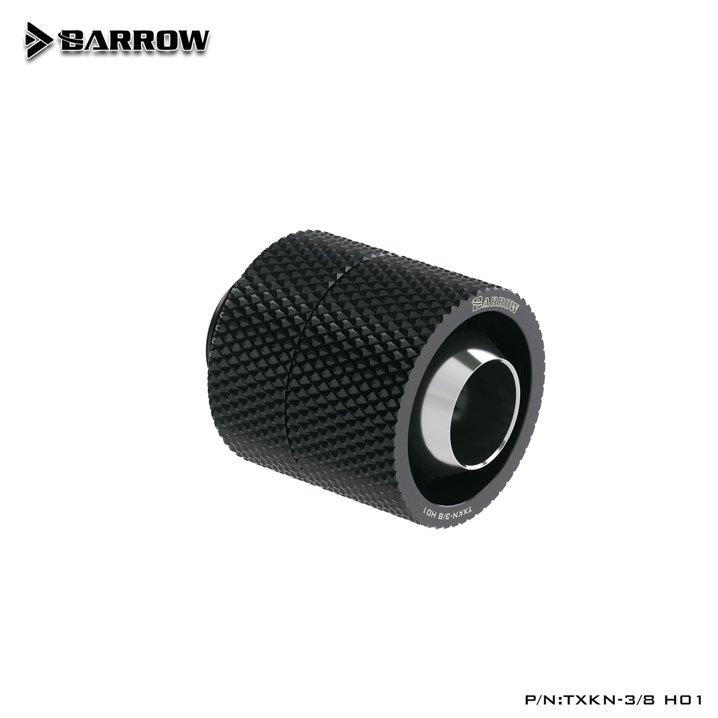 Barrow With 360° Rotary ompression Fitting(ID3/8-OD5/8)Compression Connector, Soft Tubing TXKN-3/8 H01