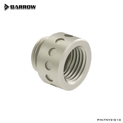 Barrow TNYZK Series Male To Female Extender Fitting , 7.5 10 15 20 30mm Length, G1/4 Kepler Internal Thread Extension Socket Connector