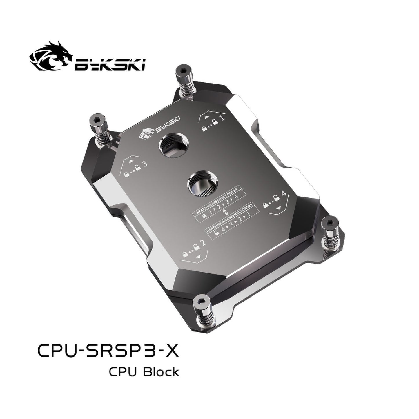 Bykski CPU block for AMD TR4 Server, AI Cloud Server, Water Cooling Cooler, CPU-SRSP3-X