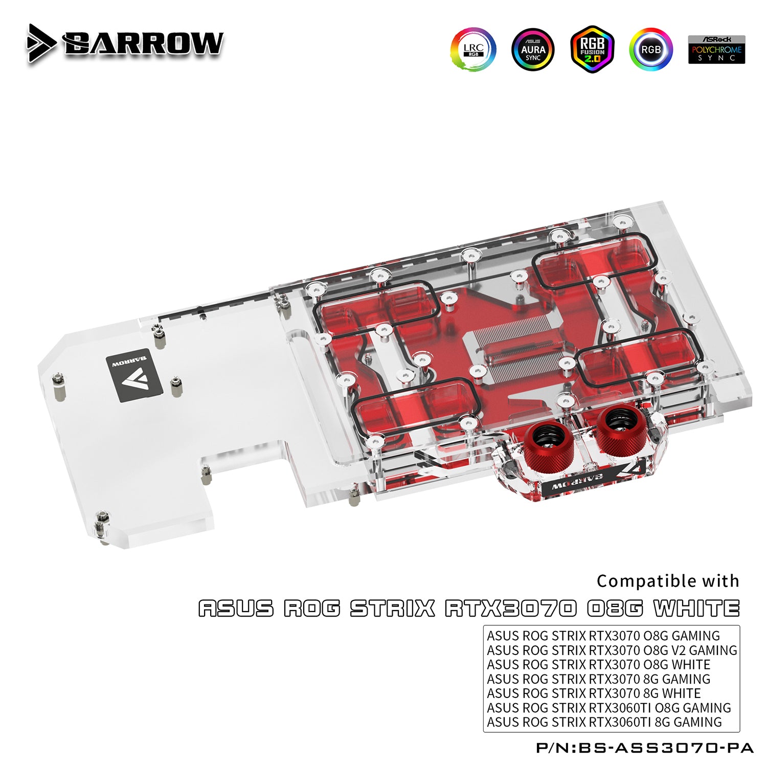 FormulaMod Barrow RTX 3070 full-cover GPU waterblock — silent local AI workload cooling (view 5)
